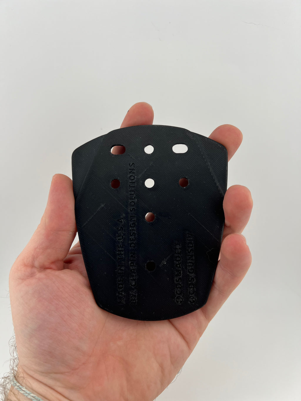 CCW Shield by C.D.S. - Hook Adapter Plate for Quick Disconnect Holster Systems to be used in CCW Bags