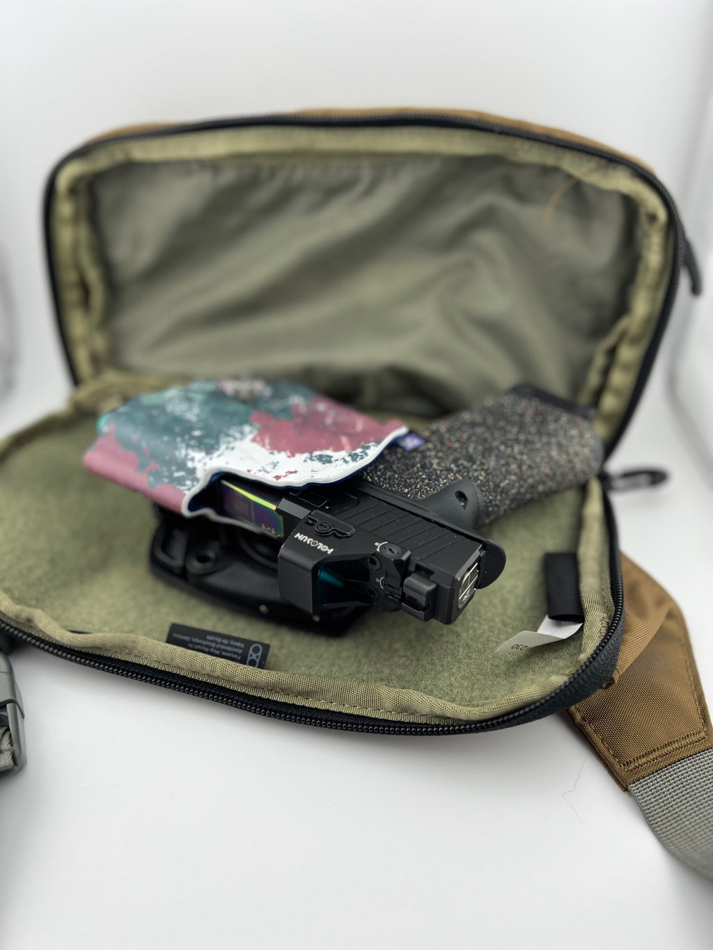 CCW Shield by C.D.S. - Hook Adapter Plate for Quick Disconnect Holster Systems to be used in CCW Bags